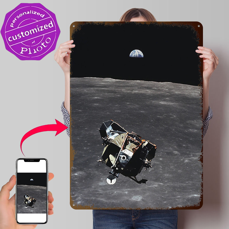 Retro Gaming Island - Módulo de Aterrizaje Apollo 11, Póster
