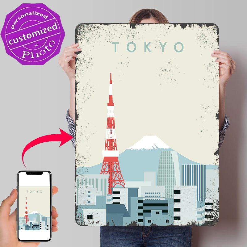 Retro Gaming At - Póster de Tokio Retro, Letreros Metálicos
