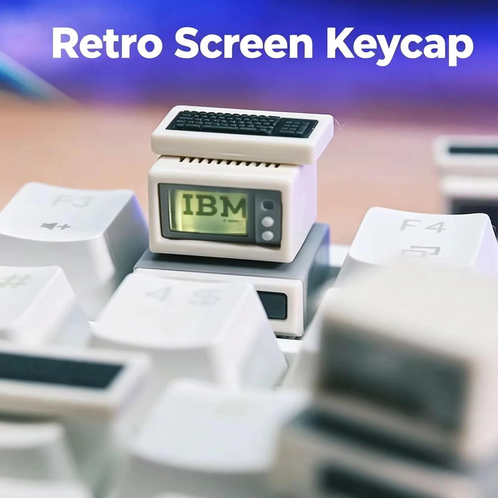 Retro Gaming Fun - Tecla de Computadora Retro Retroiluminada, Componente