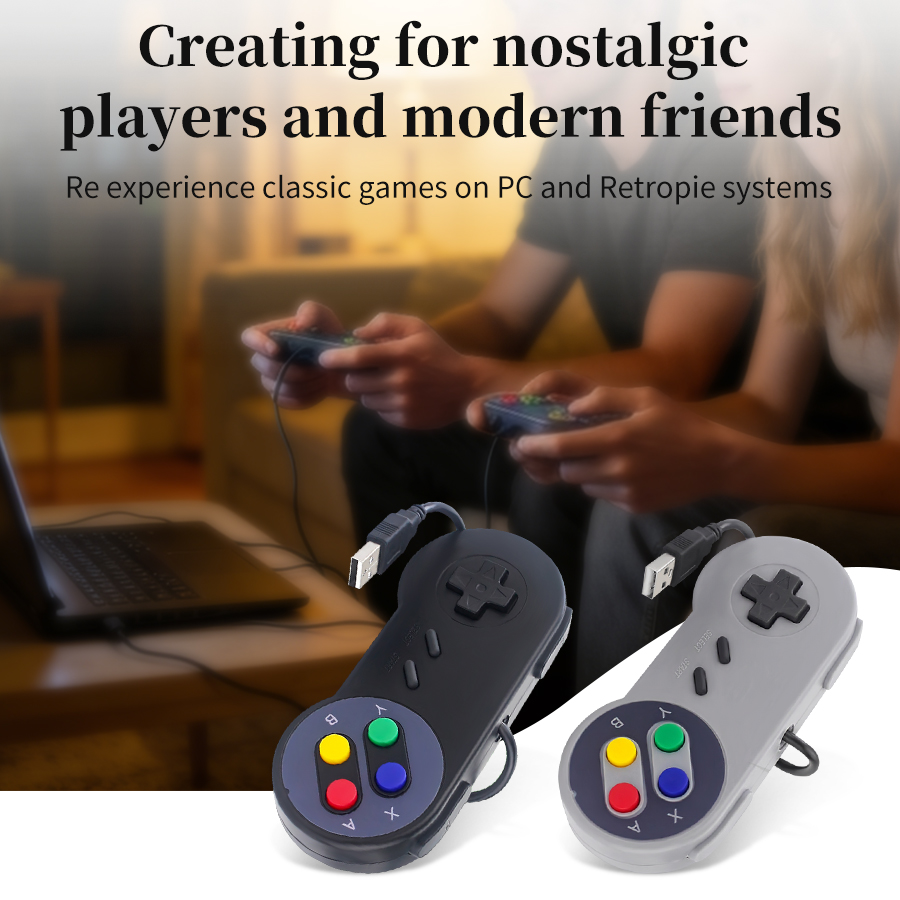 Retro Gaming Raspberry Pi 3 - Mando de Juego Retro USB para