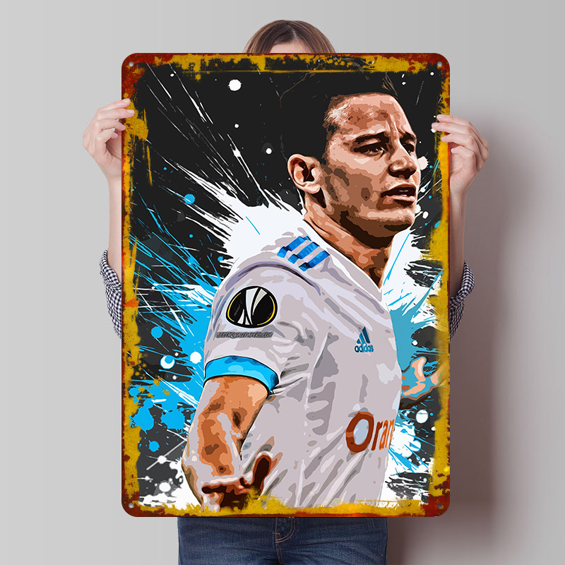 Retro Gaming At - Póster Metálico de Florian Thauvin, Arte