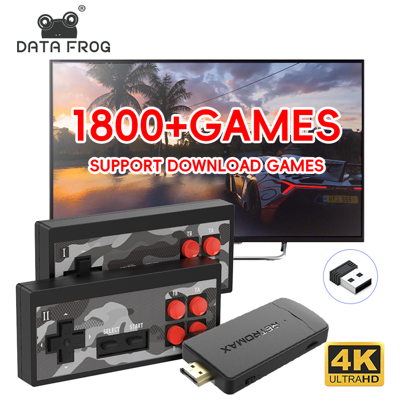 Retro Gaming Usb Stick - DATA FROG Consola USB inalámbrica portátil