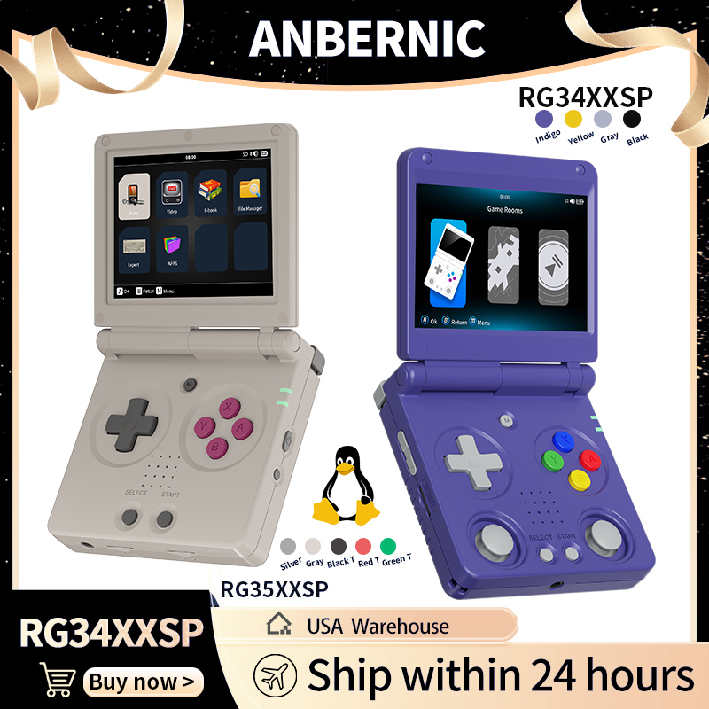 Anbernic RG34XXSP RG35XXSP Con - Retro Gaming Tablet reseña y precio