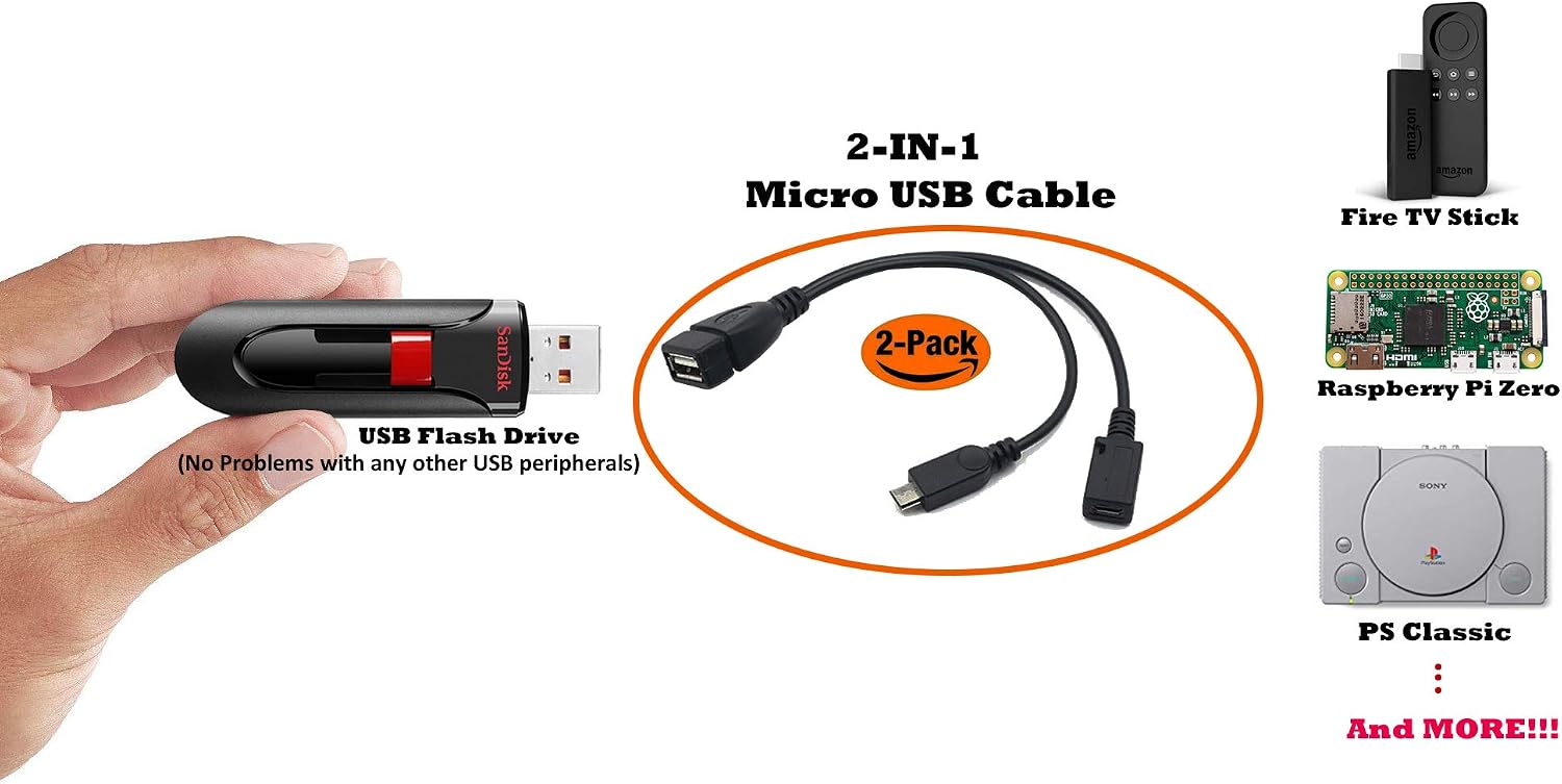 Adaptador de Cable de Alimenta - Retro Gaming Usb Stick reseña y precio