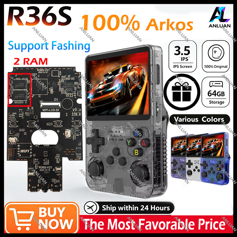 Consola de Juegos Retro R36S O - Retro Gaming Emulator reseña y precio