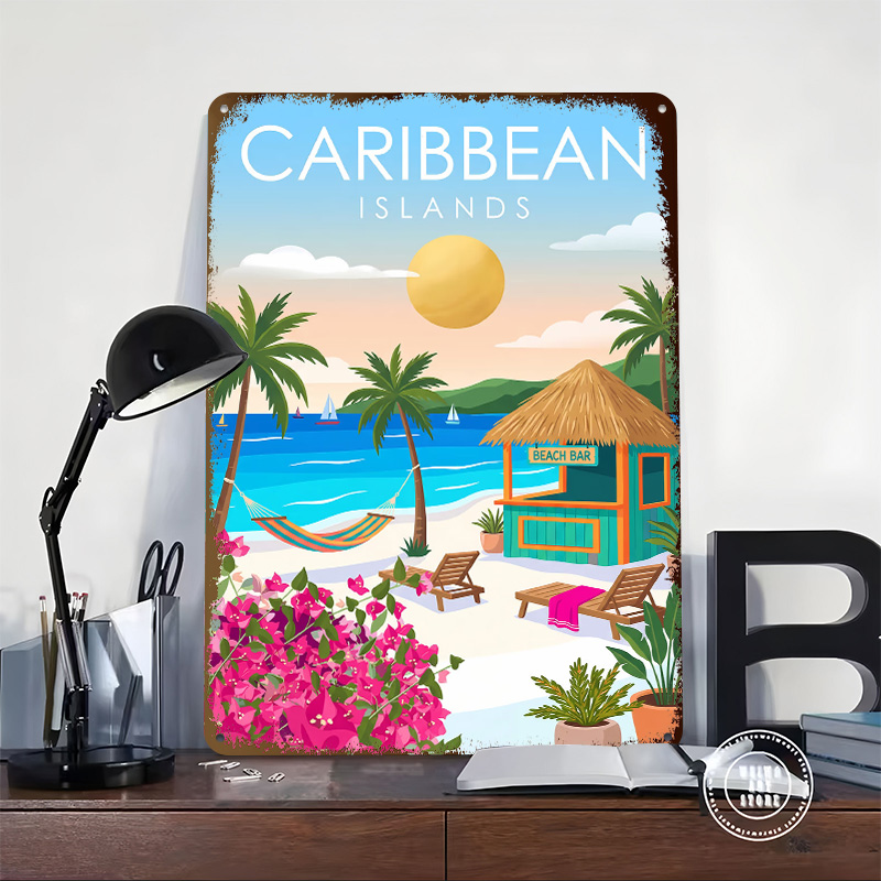 Póster de Metal Personalizado  - Retro Gaming Island reseña y precio