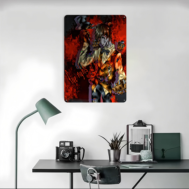 Póster de Anime Five Nights At - Retro Gaming At reseña y precio