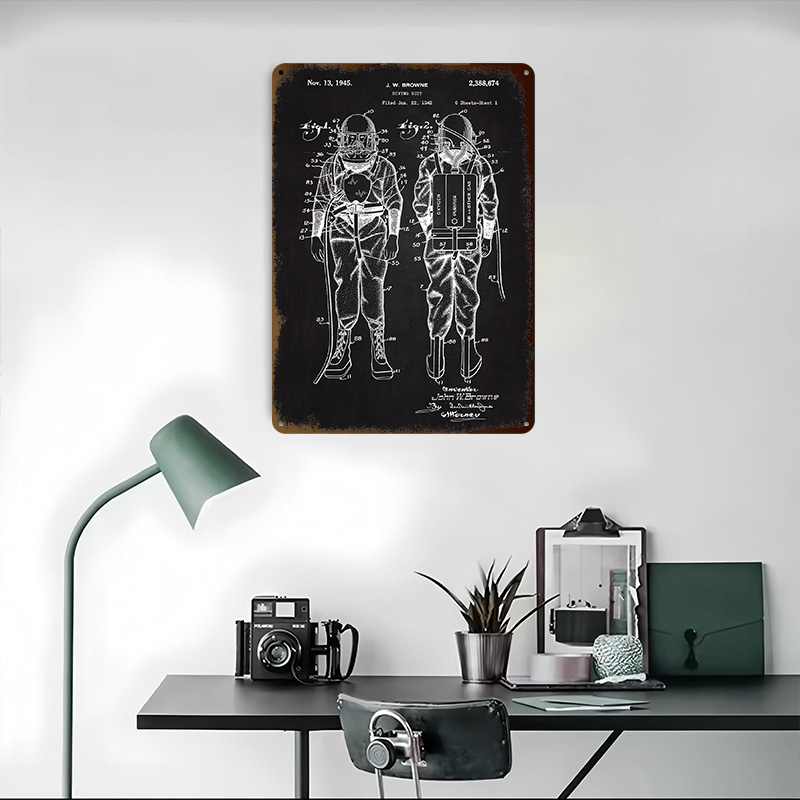 Póster Metálico con Patente de - Retro Gaming At reseña y precio