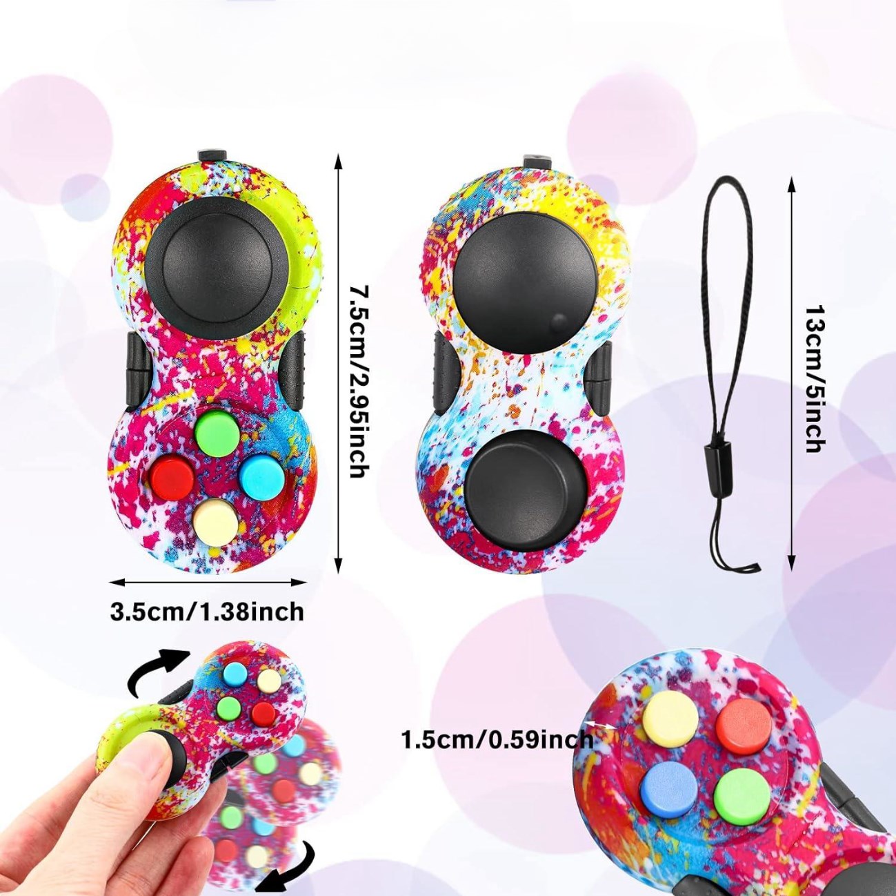 Fidget Pad Retro clásico contr - Retro Gaming Tablet reseña y precio