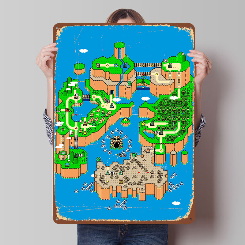Póster Metálico de Dinosaur La - Retro Gaming Island reseña y precio