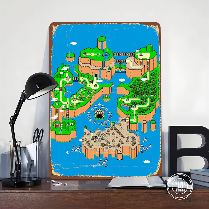 Póster Metálico de Dinosaur La - Retro Gaming Island reseña y precio