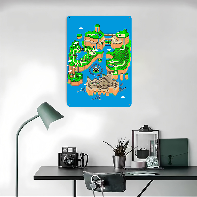 Póster Metálico de Dinosaur La - Retro Gaming Island reseña y precio