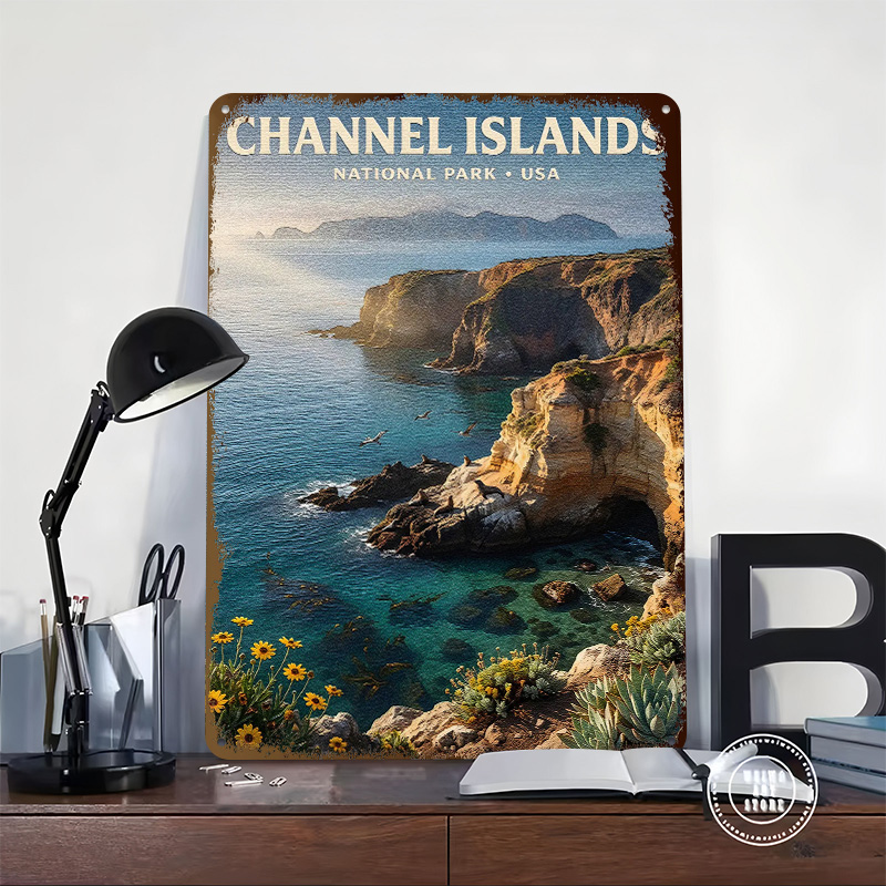 Póster Metálico del Parque Nac - Retro Gaming Island reseña y precio