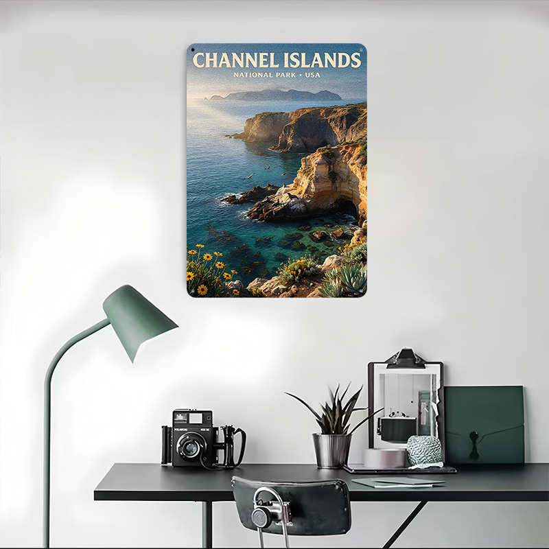 Póster Metálico del Parque Nac - Retro Gaming Island reseña y precio