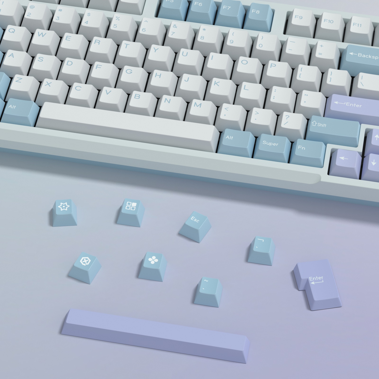 KBDiy GMK ilusión Keycap Cherr - Retro Gaming Tablet reseña y precio