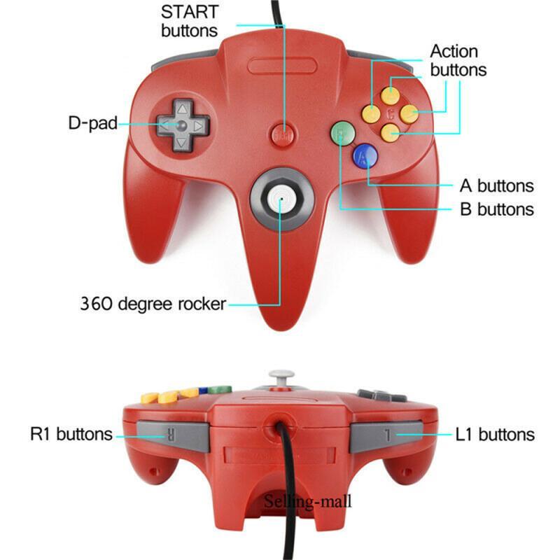 Controlador N64 clásico USB co - Retro Gaming Tablet reseña y precio