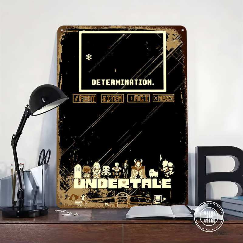 Póster Metálico de Undertale,  - Retro Gaming At reseña y precio
