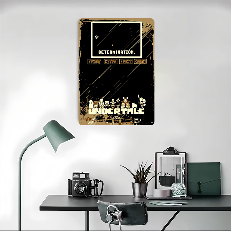 Póster Metálico de Undertale,  - Retro Gaming At reseña y precio