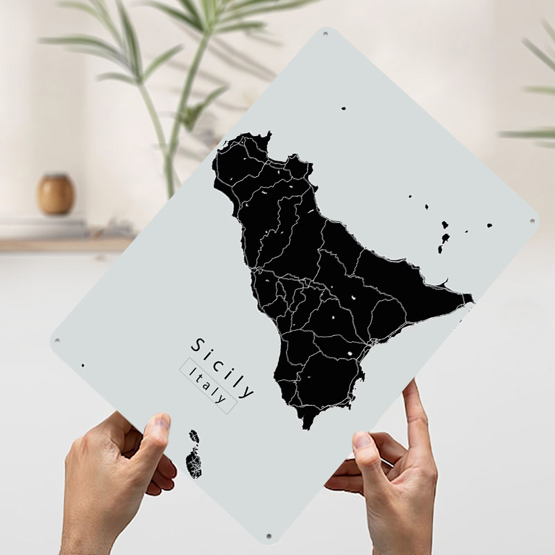 Póster de mapa de la isla de S - Retro Gaming Island reseña y precio