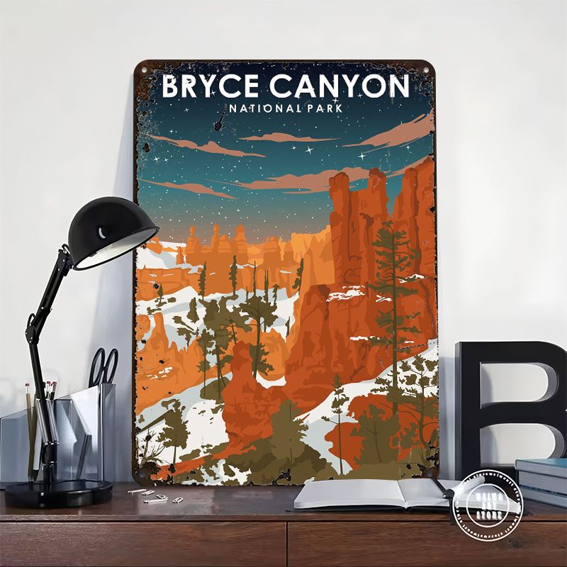 Póster impreso de Bryce Canyon - Retro Gaming At reseña y precio