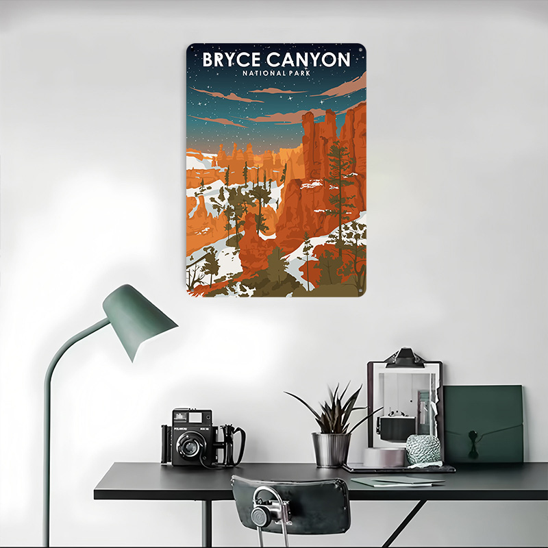 Póster impreso de Bryce Canyon - Retro Gaming At reseña y precio